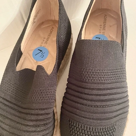 Adrienne Vittadini Niko Espadrille Knit Shoes - Picture 3 of 5